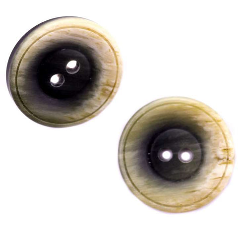 Hornimitat Knopf HI-34-grau-beige