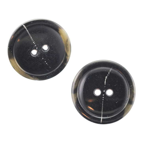 Hornimitat Knopf HI-38-schwarz