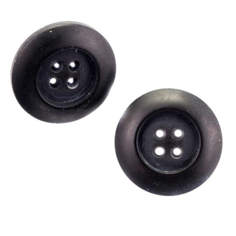 Knopf Hornimitat HI-41 schwarz