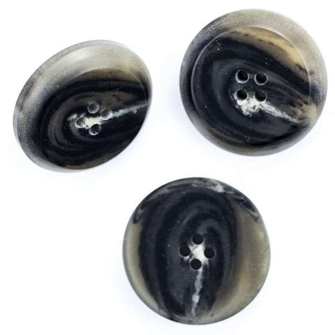 Hornimitat Knopf hi-47-grau