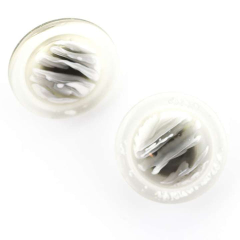 Knopf durchsichtig grau KD-10