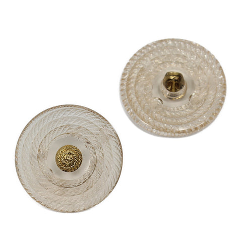 Transparenter Knopf Rose Gold KD-15