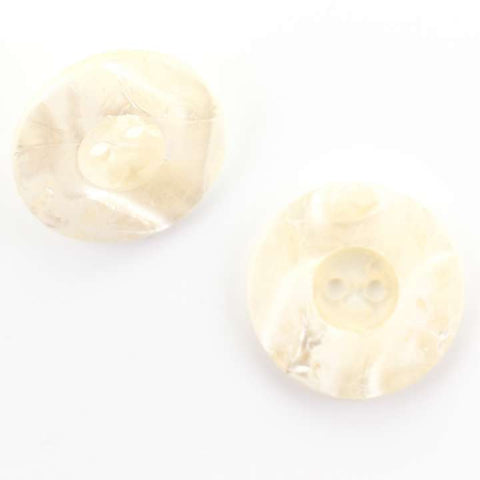 Transparenter Knopf creme KD-8