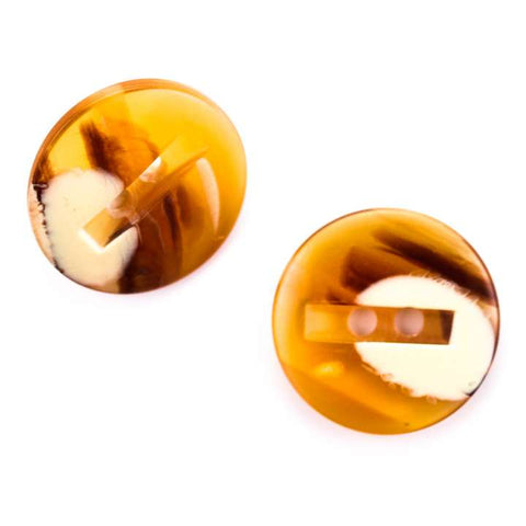 Transparenter Knopf braun KD-9