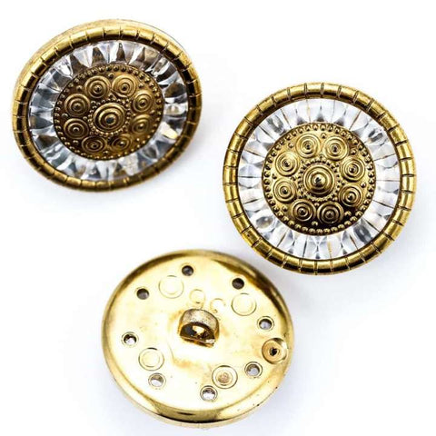 Ösen Knopf mit Spiegelrand kgo-13g