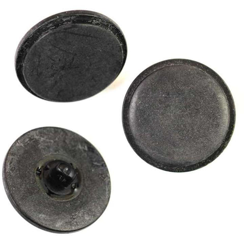 Mantelknopf flach mit Öse KM-70-anthrazit