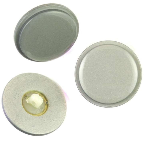 Mantelknopf flach mit Öse KM-70-grau