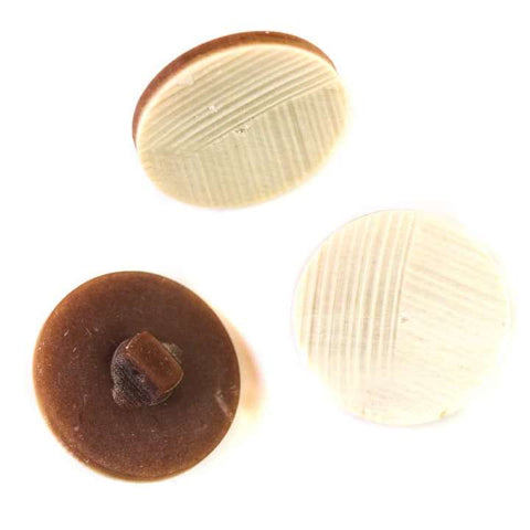 Ösen Knopf flach KM-74-creme