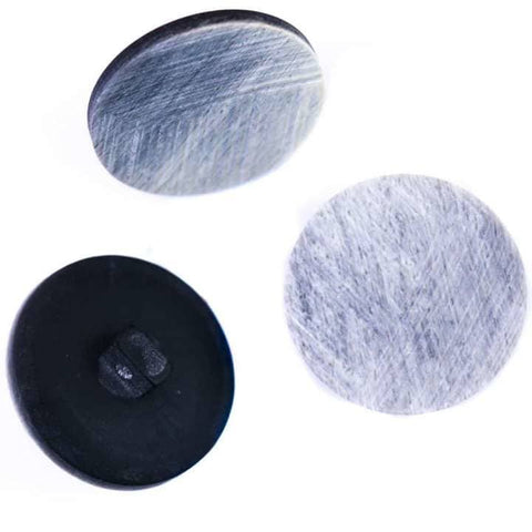 Ösen Knopf flach KM-74-grau