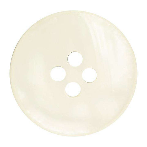 Knopf 4-Loch Creme KN-28 B