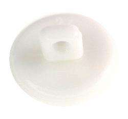 Knopf mit Öse weiß KW-8