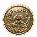 Wappen Knopf mit Öse Gold mk-238g