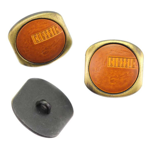 Modische Knopf mit Leder Imitat MK-259