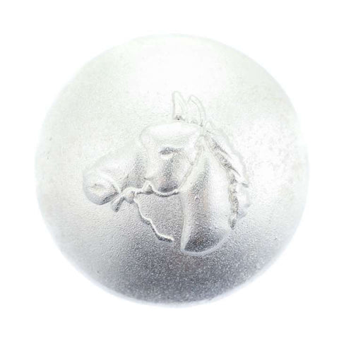 Metall Knopf mit Pferdekopf MK-103s