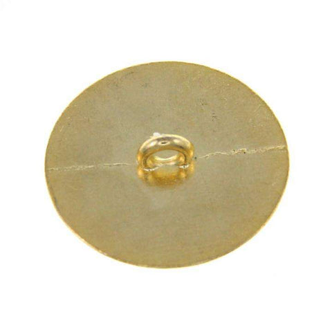 Wappen Knopf mit Öse Gold mk-227g