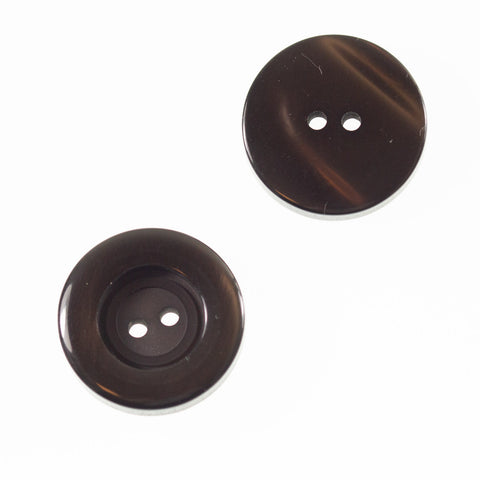 Knopf Perlmuttimitat km-99-braun