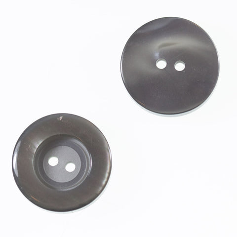 Knopf Perlmuttimitat km-99-grau