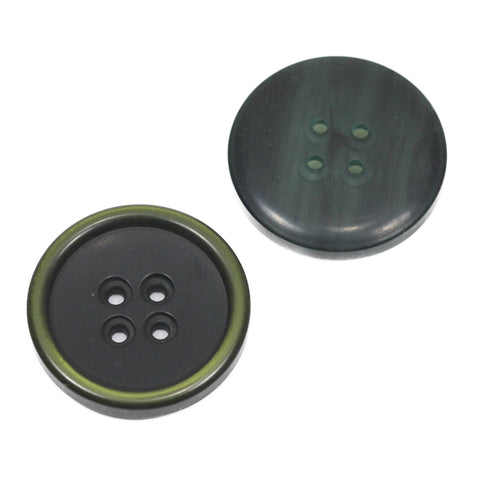 Leichter Hornimitat Knopf hi-85-gruen