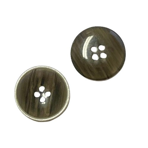 Leichter Hornimitat Knopf hi-85-A-anthrazit