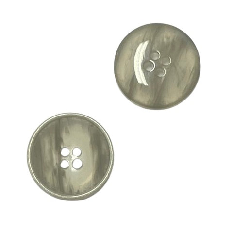 Leichter Hornimitat Knopf hi-85-A-grau