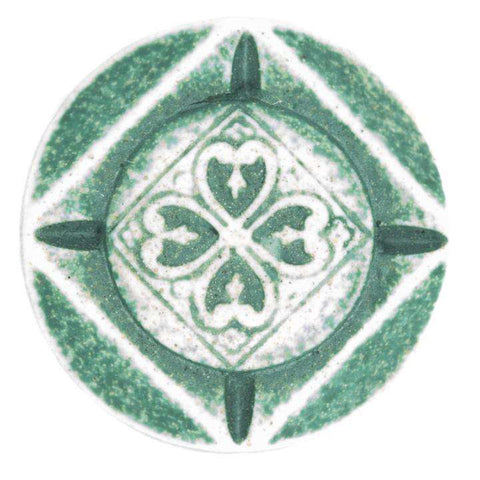 Knopf in Trachtenlook mit Öse TK-73 grün