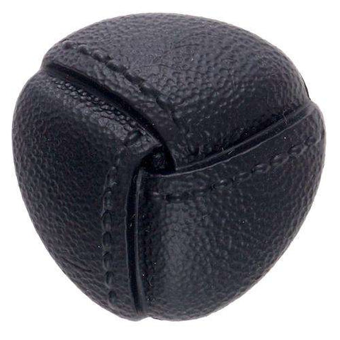 Dreieckige KunststoffKnopf in Lederoptik KS-127