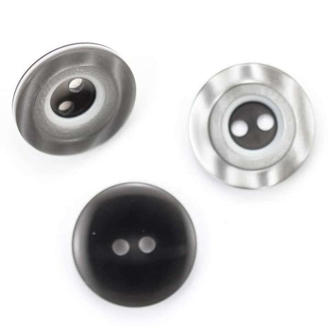 Knopf hell grau Perlmuttimitat KG-104