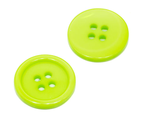 Knopf hell Grün mit Rand KGR-180