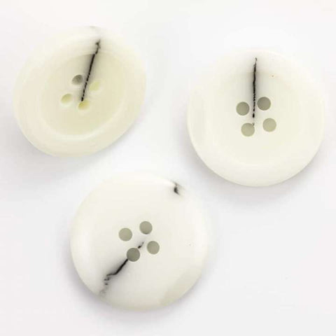 Hornimitat Knopf hi-46-weiß