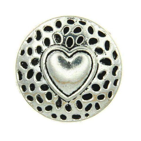 Knopf mit Herzmuster TK-53s