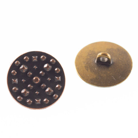 Knopf mit Nieten Muster mk-93ag