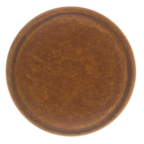 Öse Knopf Lederoptik KBR-24 h.braun