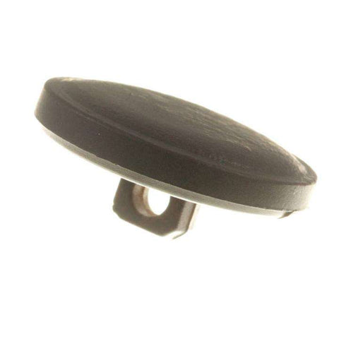 Knopf mit Öse Kunststoff Lederoptik KBR-24 h.braun