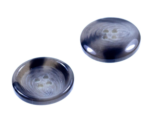 Knopf Hornimitat hi-69-grau