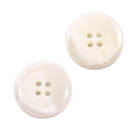 Hornimitat Knopf hi-70-weiß