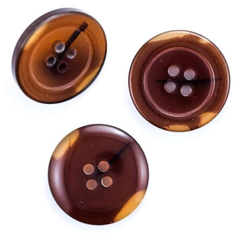 Hornimitat Knopf hi-46-braun