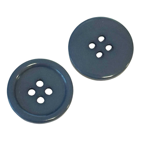 Knopf mittel grau mit Rand KG-180