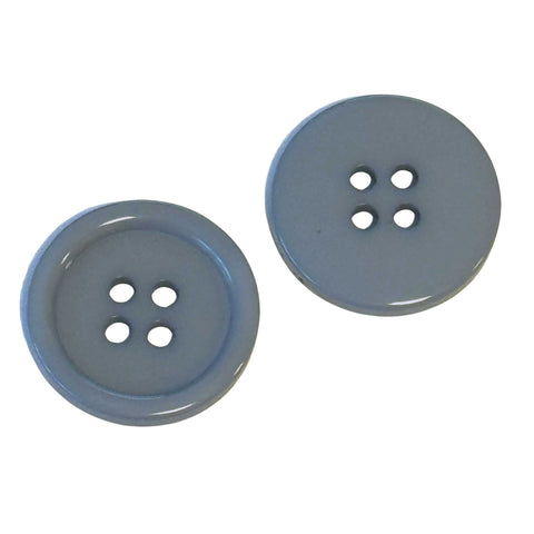 Knopf grau mit Rand KG-180