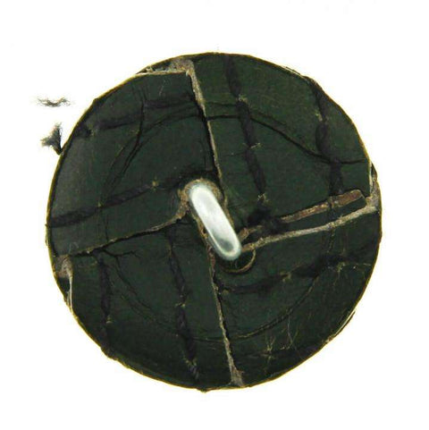 Knopf echt Leder LE-31 grün