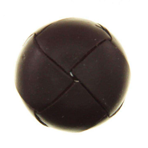 Knopf echt Leder LE-33 bordeaux