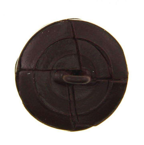 Knopf echt Leder LE-33 bordeaux