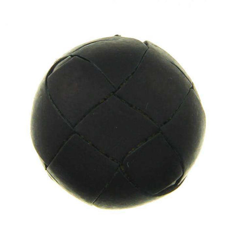 Knopf echt Leder LE-44 marine matt