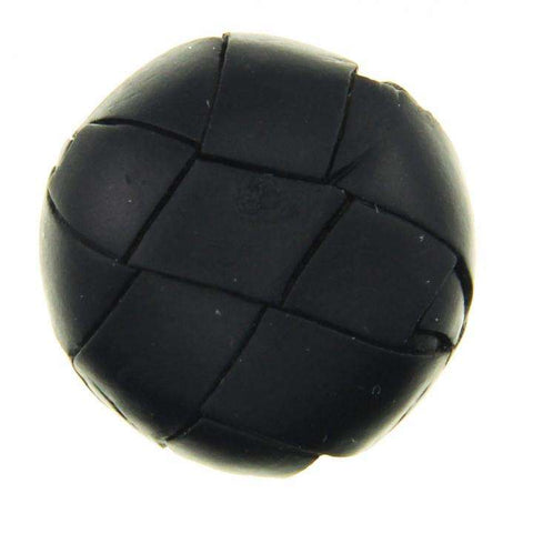 Knopf echt Leder LE-46 blau