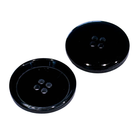 Hornimitat-Knopf Anthrazit – Für Blazer & Sakko (HI-125)