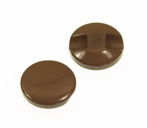 Blusen und Kinder Knopf braun kp-30