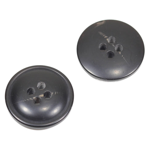 Hornimitat Knöpfe dunkel Grau hi-81 anthrazit