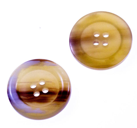 Mantel Knopf Hornimitat hi-67-beige-braun