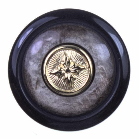 Mantel Knopf mit Metalleinlage KS-4g