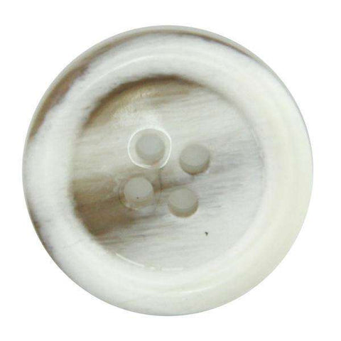 Mantel Knopf mit Melierung weiß grau KW-1