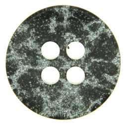 Mantel Knopf schwarz Glitzer KM-7silber